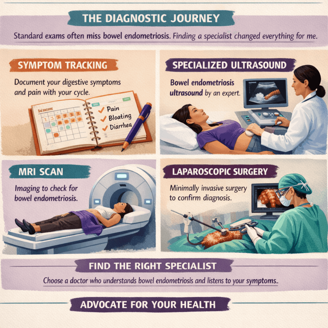 Bowel endometriosis diagnostic surgery