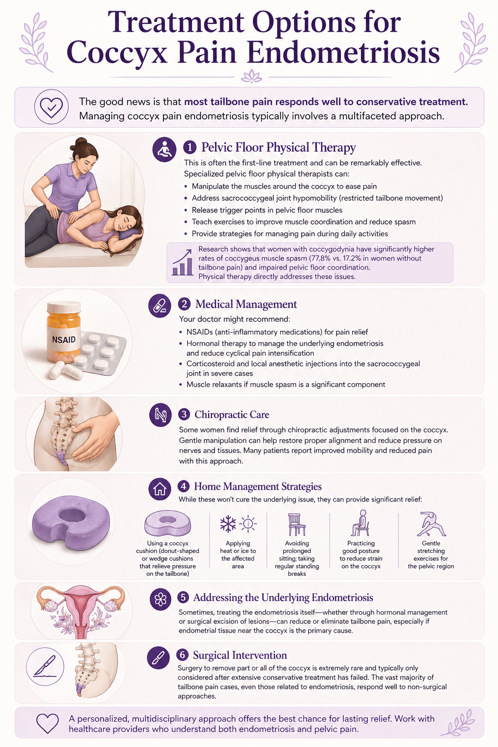 Treatment Options for Coccyx Pain Endometriosis